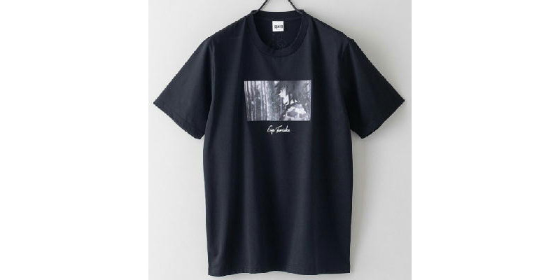 富岡義勇のTシャツ 黒