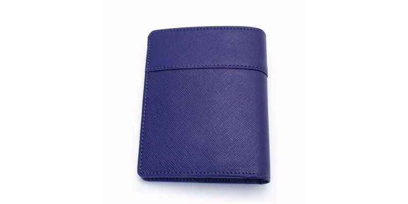 コンパクトな財布 ブルー